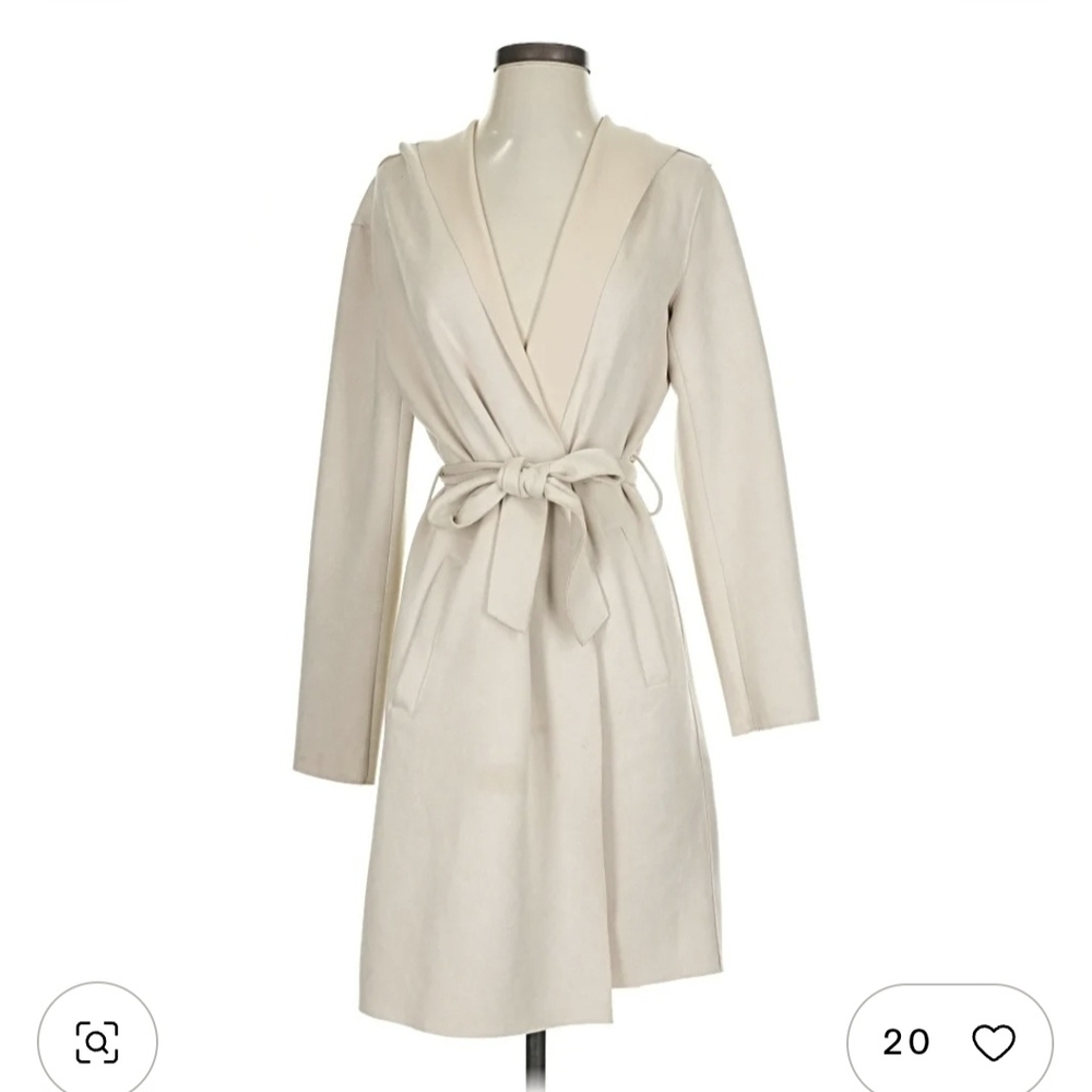 Elegant Cream Wrap Dress